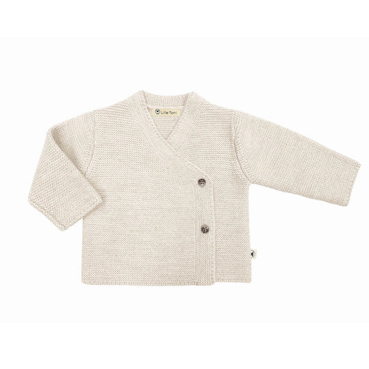 Lille Toni - Pullover Hedi in Creme aus 100% Merinowolle 0-6 Monate