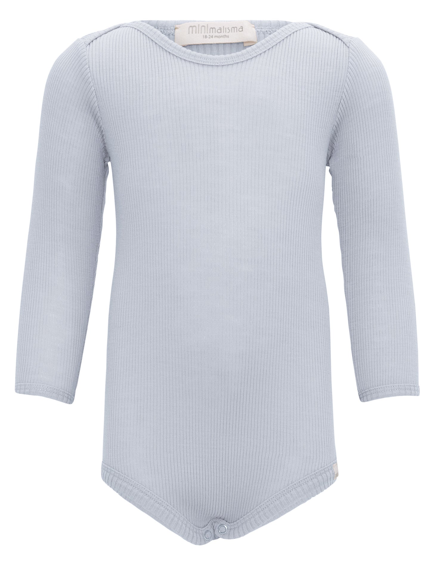 Minimalisma - Alaska Baby Langarm Body in Frost Blue aus 100 % Merinowolle (Kopie)
