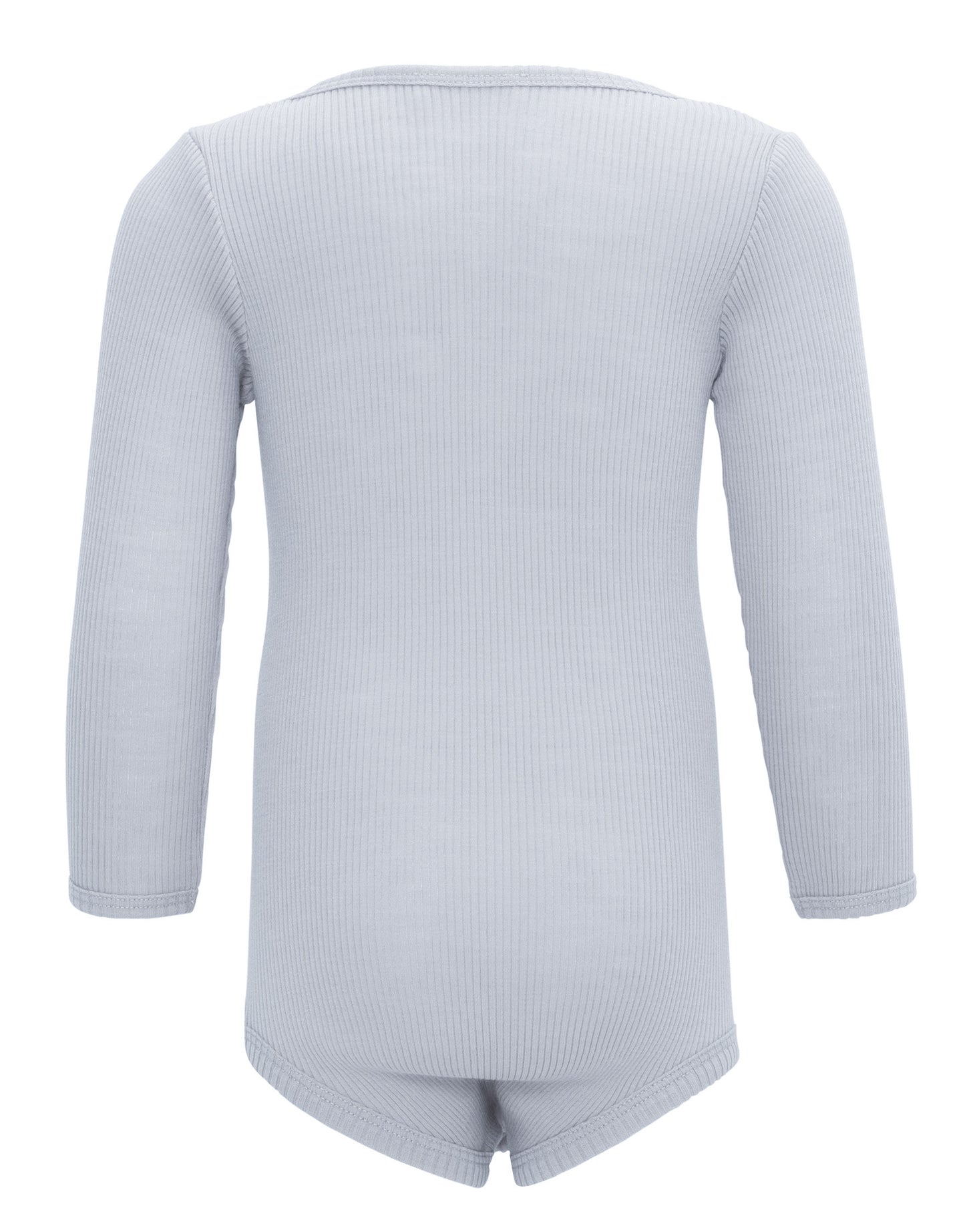 Minimalisma - Alaska Baby Langarm Body in Frost Blue aus 100 % Merinowolle (Kopie)