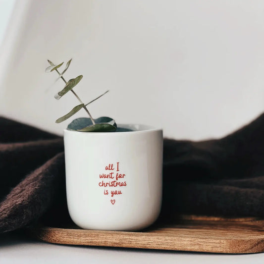 Goldscherben - Becher X-MAS meet me under the mistletoe