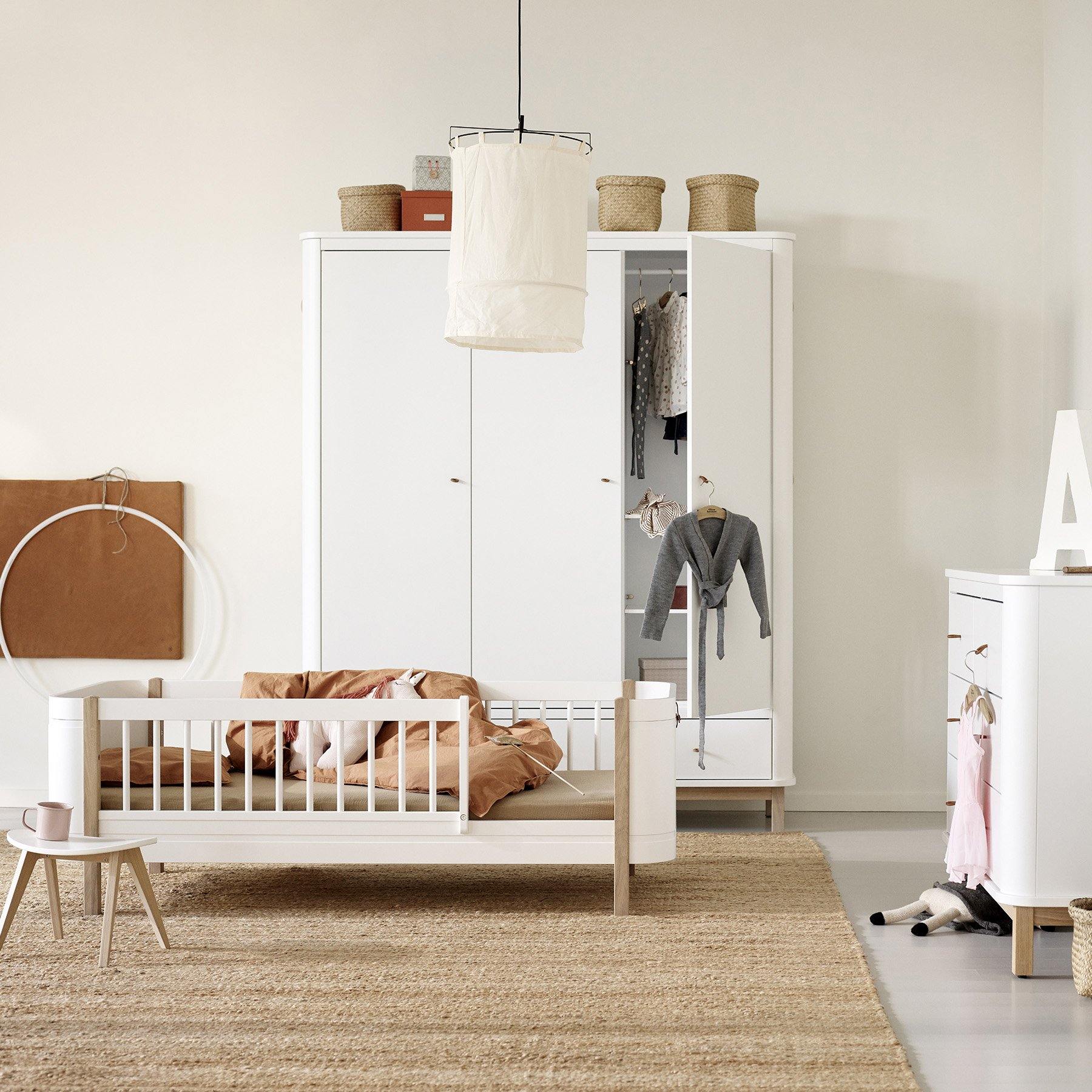 Oliver Furniture Wood Mini +  Basic -  in Weiß/Eiche Ausstellungsstück Sonderpreis