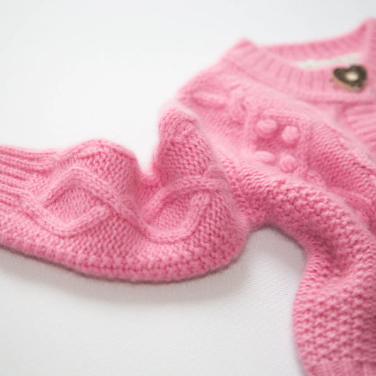 Papalobster - Strickjacke Charlotte in Pink