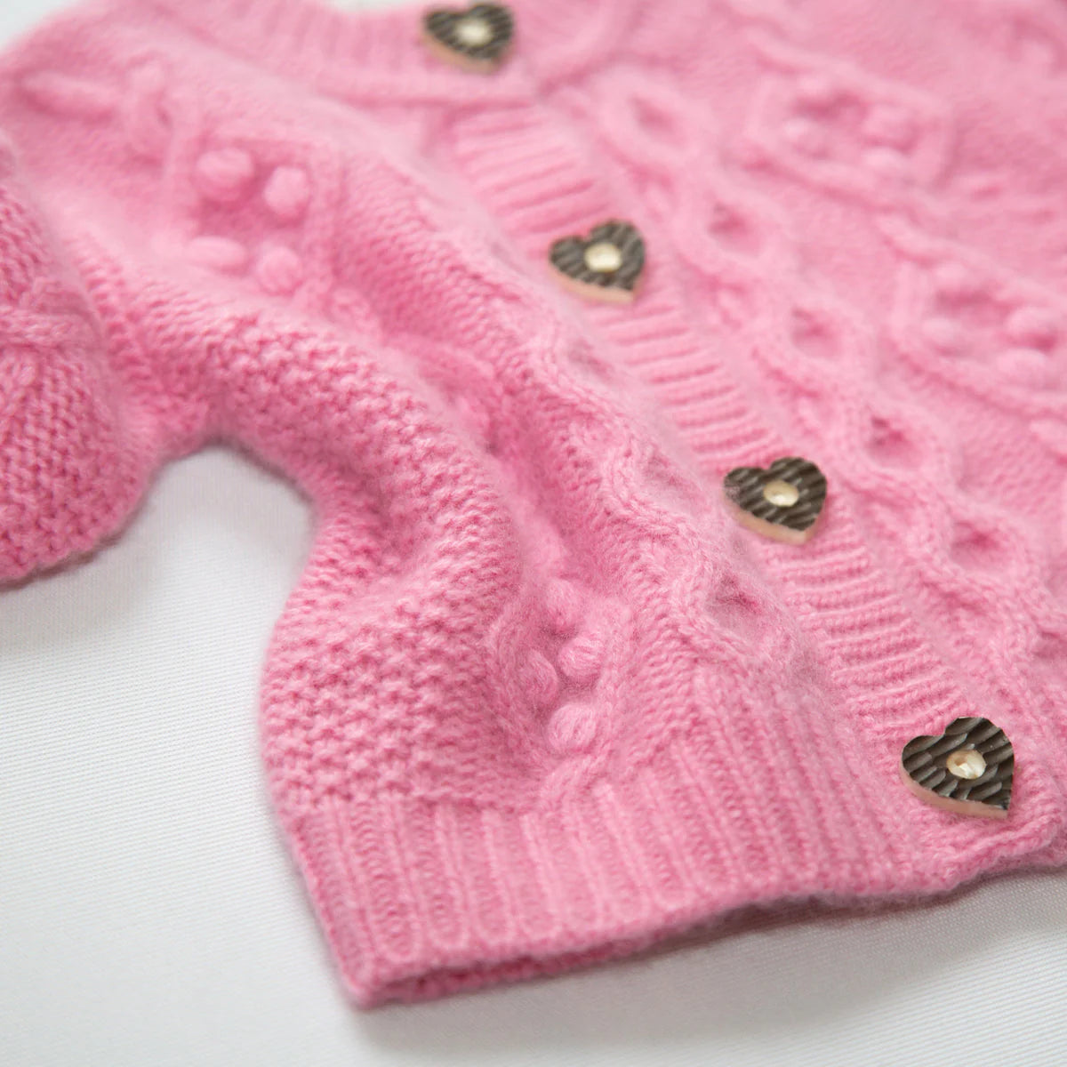 Papalobster - Strickjacke Charlotte in Pink