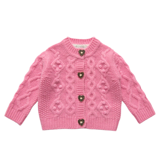 Papalobster - Strickjacke Charlotte in Pink