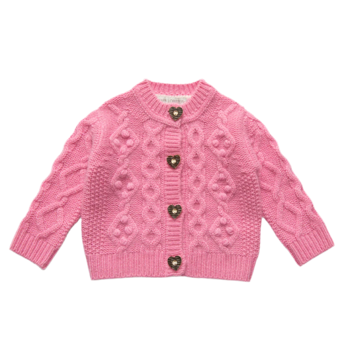 Papalobster - Strickjacke Charlotte in Pink