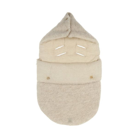 Nanami - Fusssack aus Wolle & Musslin