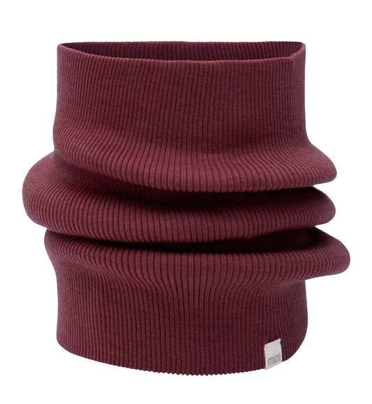 Minimalisma - Argir Loop mitwachsend aus 100 % Merinowolle  in Bordeaux