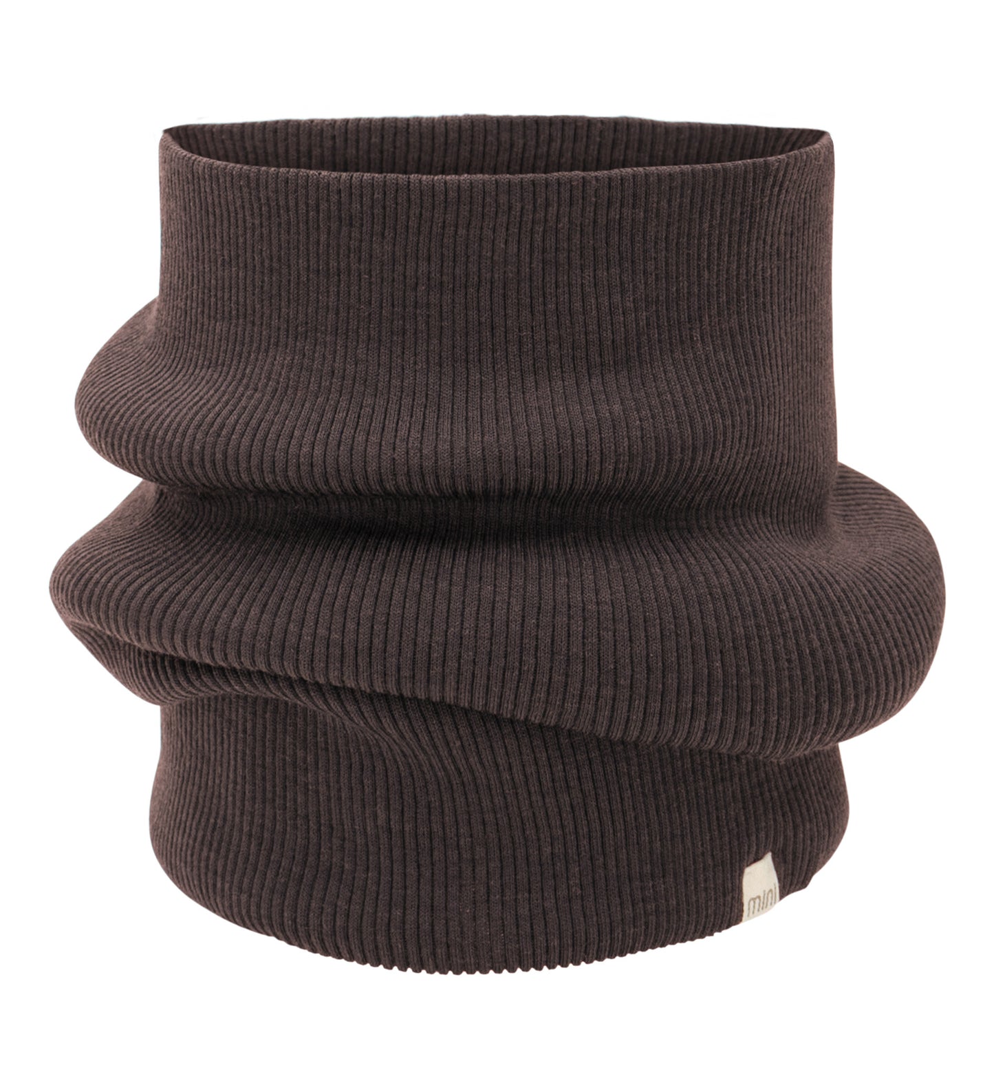 Minimalisma - Argir Loop mitwachsend aus 100 % Merinowolle  in Dark Chocolate
