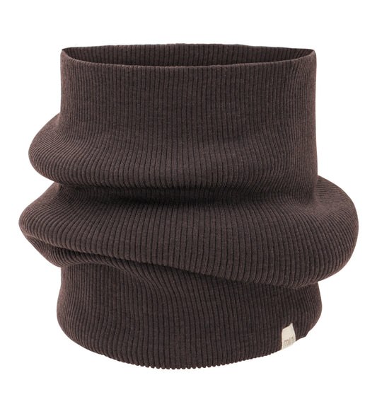 Minimalisma - Argir Loop mitwachsend aus 100 % Merinowolle  in Dark Chocolate