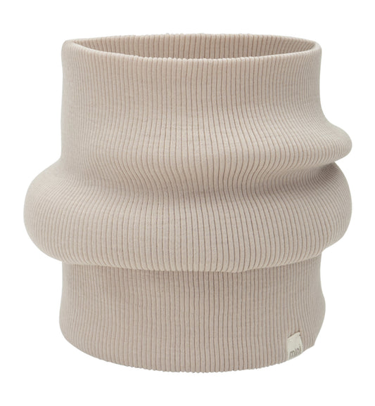 Minimalisma - Argir Loop mitwachsend aus 100 % Merinowolle  in Camel Melange Onesize