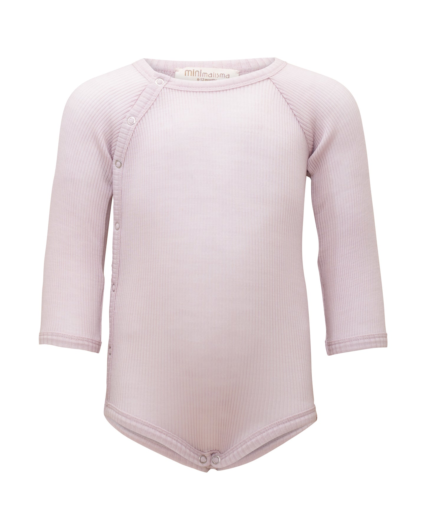 Minimalisma -  Ask Wickelbody aus 100 % Merinowolle in Rose