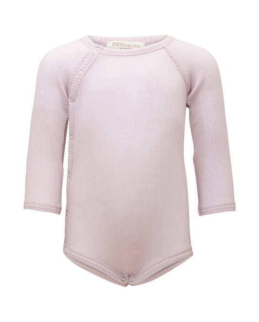 Minimalisma -  Ask Wickelbody aus 100 % Merinowolle in Rose