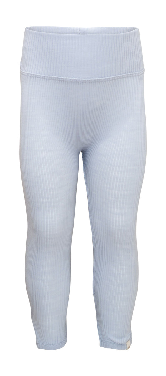 Minimalisma - Anwer Baby  Leggings aus 100 % Merinowolle in Frost Blue