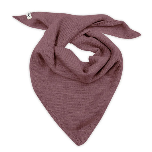 Lille Toni - Dreieckstuch Elise in Mauve für Babys & Kinder aus 100 % Merinowolle (Kopie)