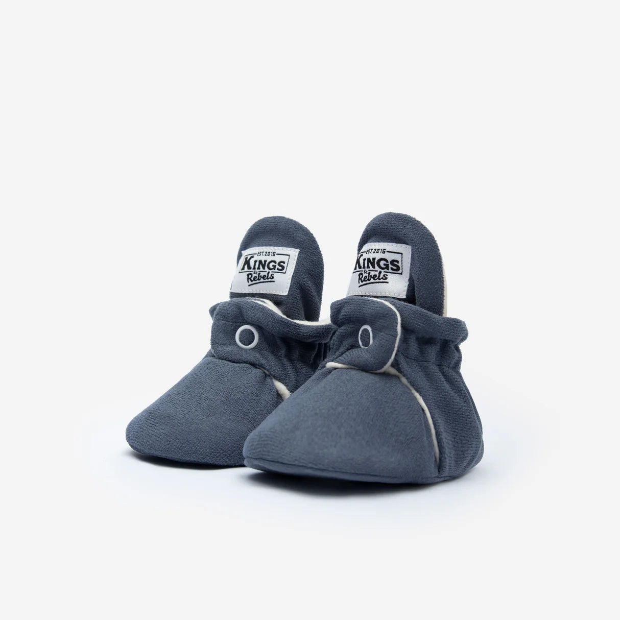 Kings&Rebels - Gamuza Classic Babyboots in Midnight Blue NEU