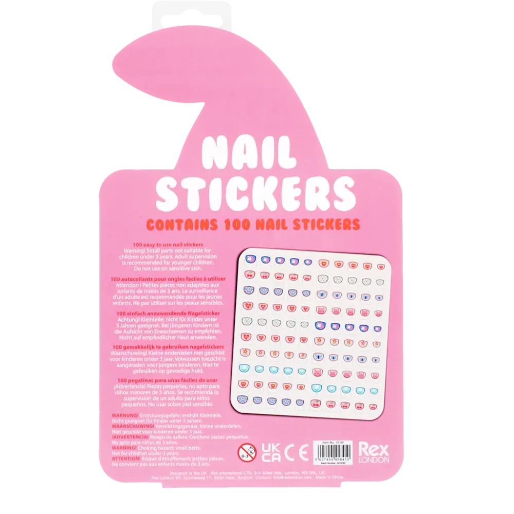 Rex London - Nailstickers Cherry 100er Set