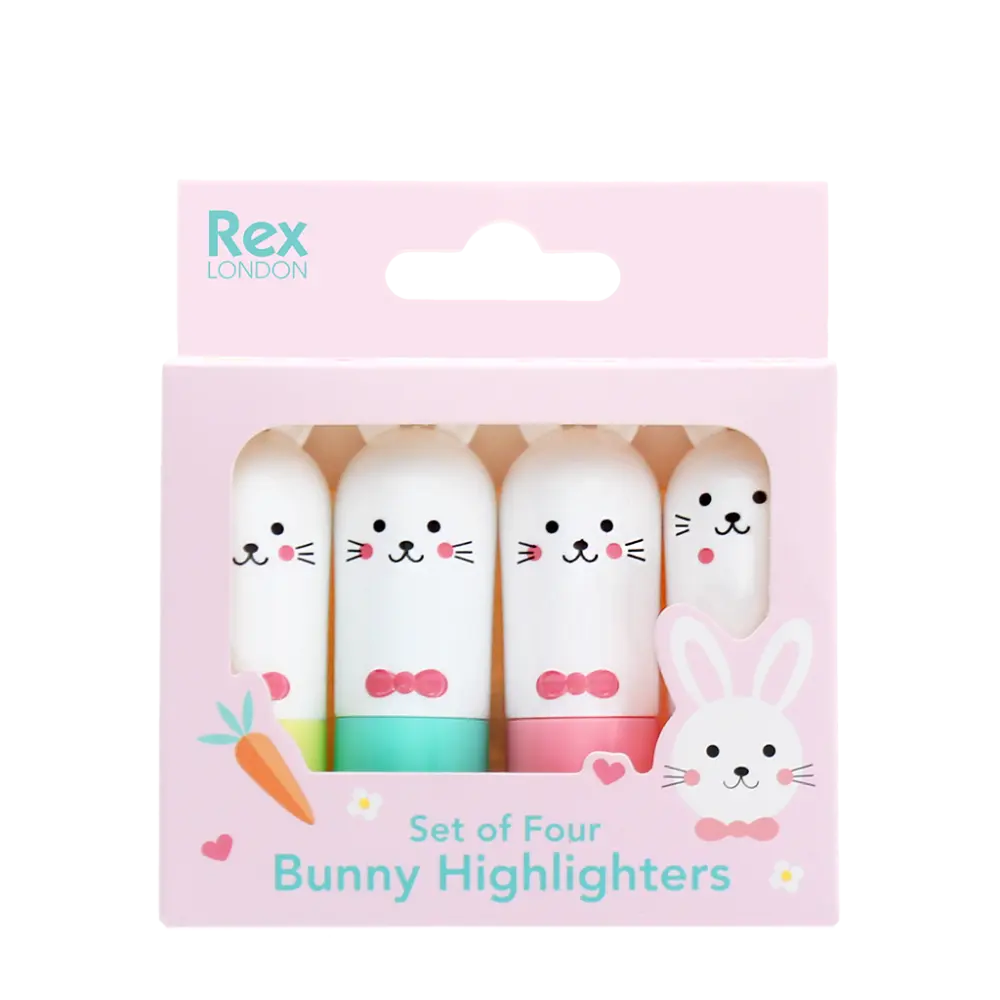 Rex- London- Bunny Oster Highlighters 4 er Set