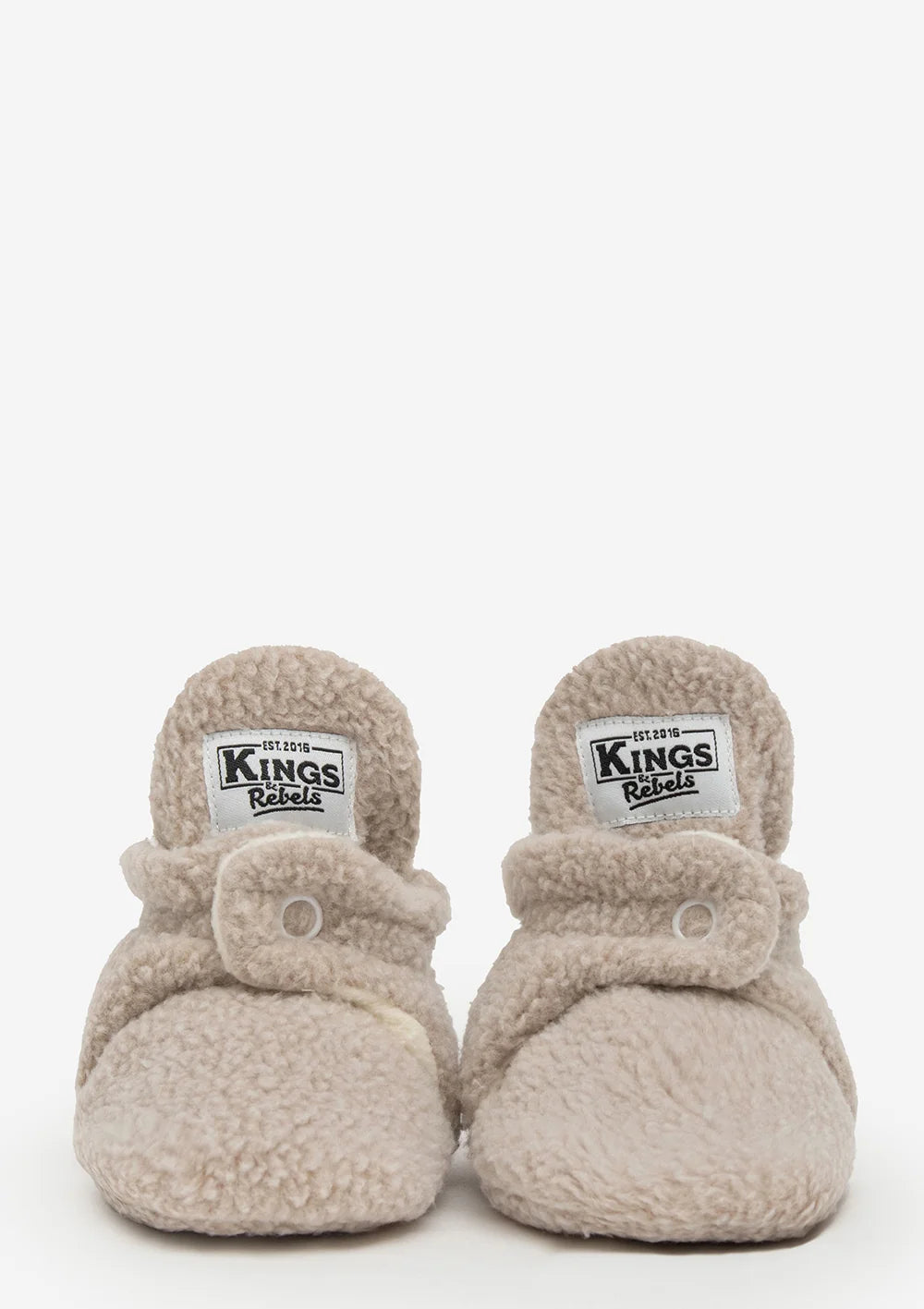 Kings & Rebels- Gamuza Babybooties in Teddy Beige