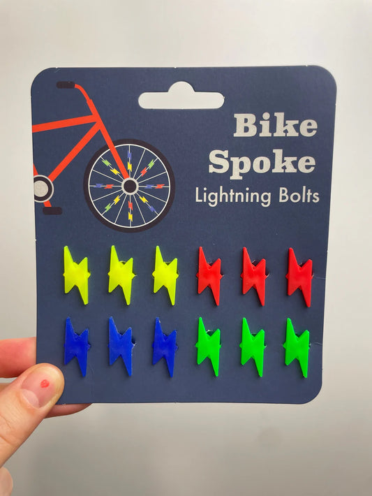 Rex London - bunte Fahrradspeicherclips Blitze