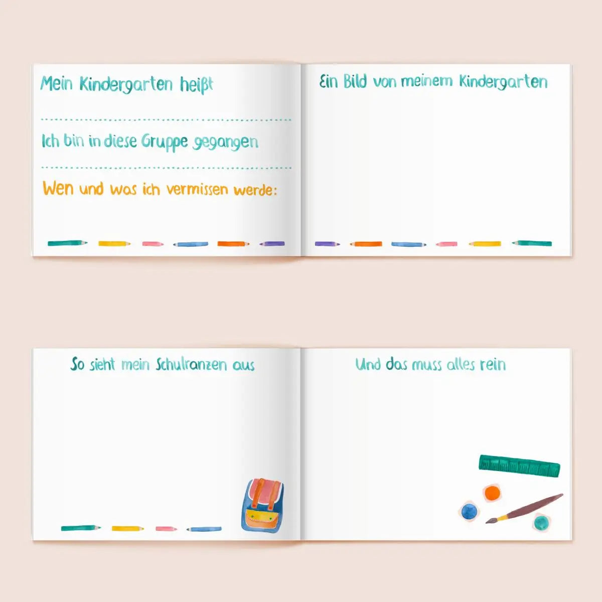 Frau Ottilie - mein 1.Schuljahr Freundebuch Hardcover