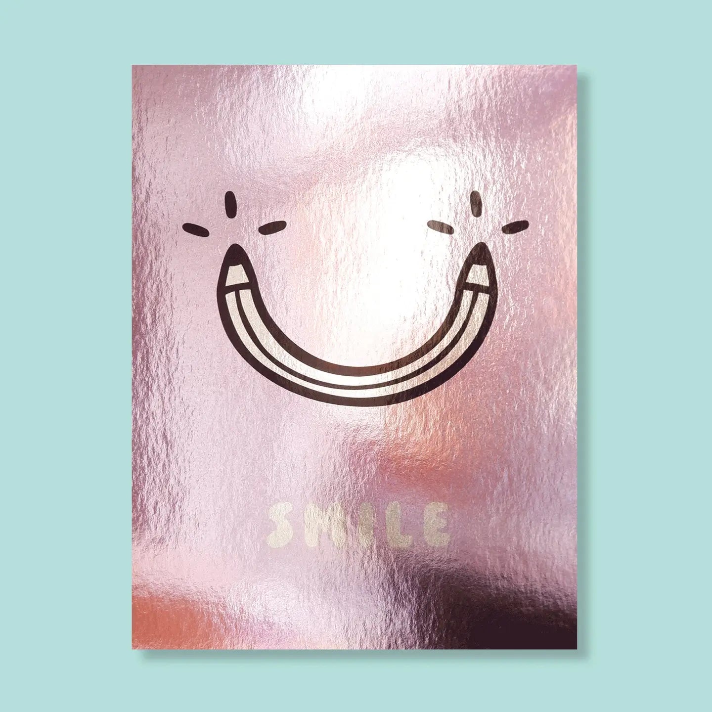 Tinyday - Smile Karte Spiegel in Flieder