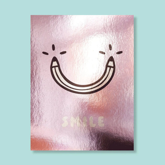 Tinyday - Smile Karte Spiegel in Flieder