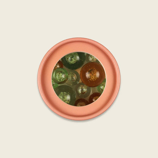 Ava&Yves - Magisches Murmelset 12 Stück in Rosa Leuchten im Dunkel