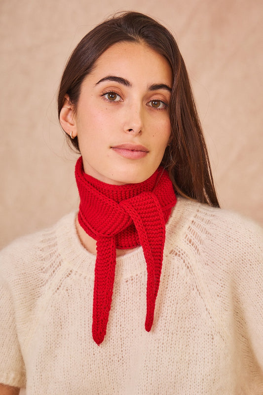 Calie Paris - kleiner Sophie Schal in Rot
