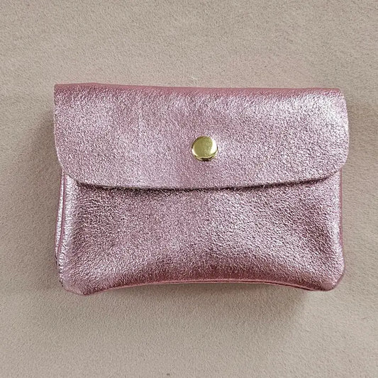 Stadtkinder - Geldbörsen aus metallischem Leder Rosa