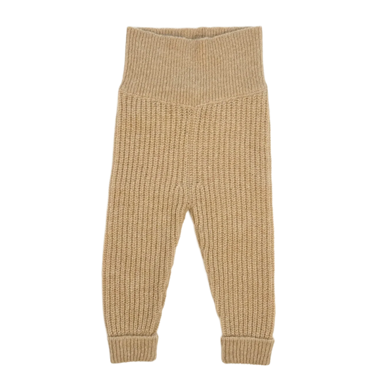Papalobster - Babyhose COSI aus 100 % Kaschmir  in Beige Melange
