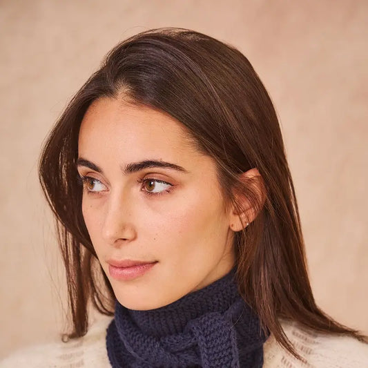 Calie Paris - kleiner Sophie Scarf in navyblue