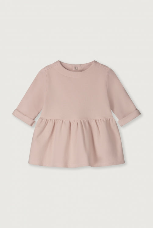Gray Label - Baby Dress Kleid in  Faded Pink aus 100 % Biobaumwolle