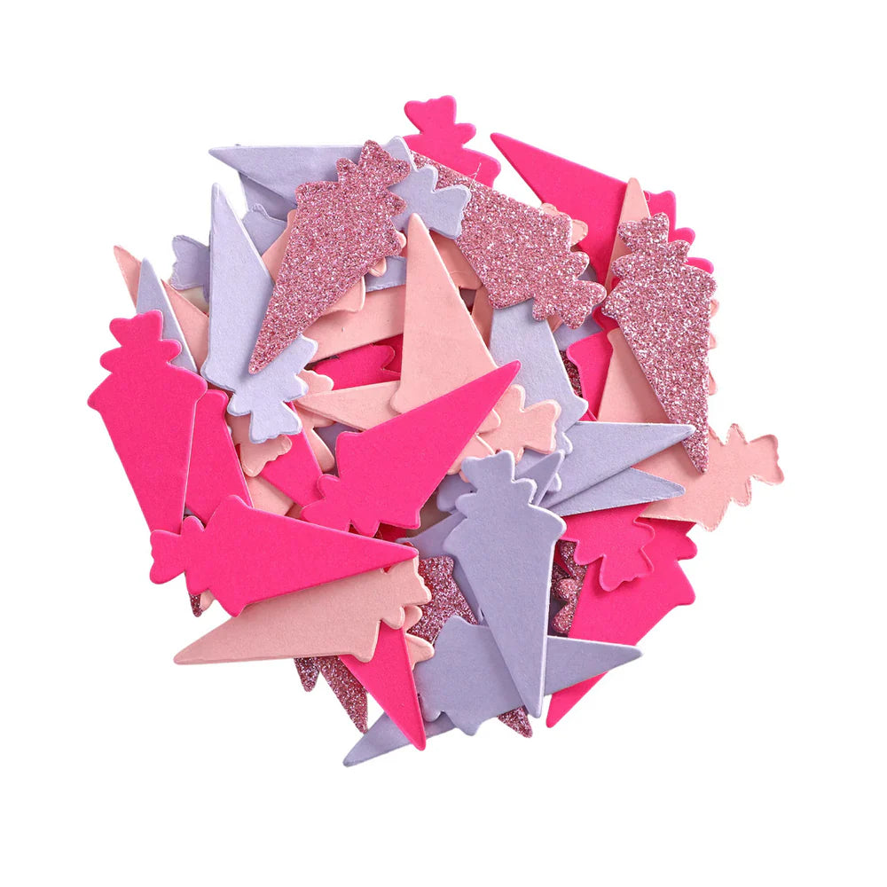 von Rike - Schulstart Konfetti in Neonpink / Lila & Rosa