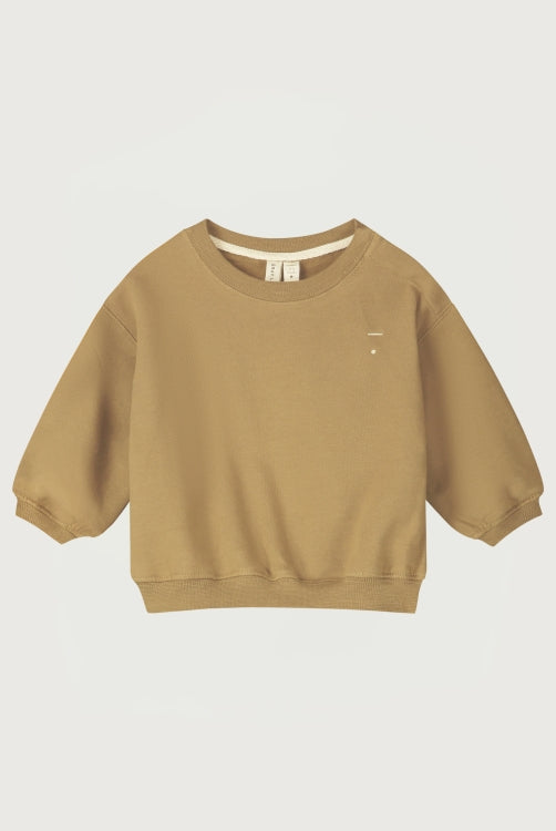 Gray Label - Baby Sweatshirt aus 100 % Biobaumwolle in Cookie Cream Dropped Shoulder