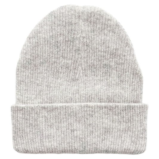 Papalobster- Kaschmir Beanie Model Karli in Grey Melange