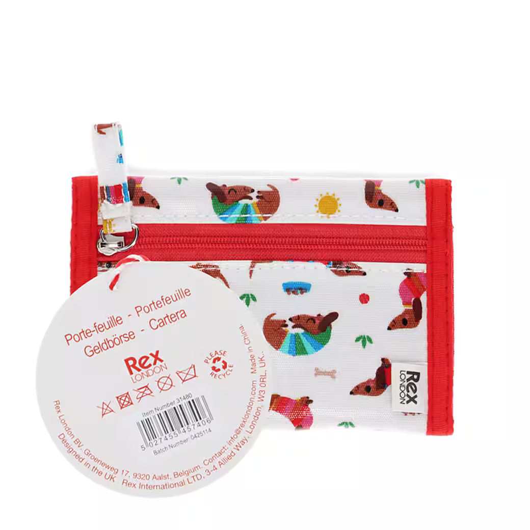 Rex London - Dackel Geldbörse bunt