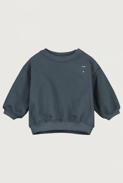 Gray Label Sweater - Baby Dropped Shoulder in Blue Grey