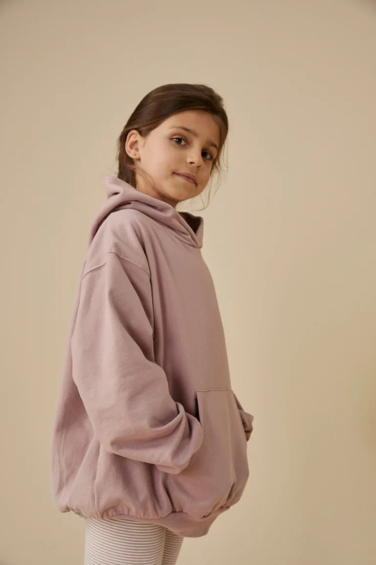 Gray Label - Hoody in Berry aus 100 % Biobaumwolle