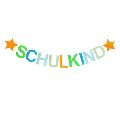 von Rike - Schulkind Girlande Mint
