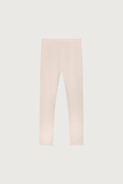 Gray Label - Leggings in Faded Pink geringelt
