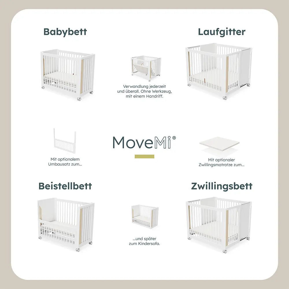 Naolima - MoveMi Umbausatz Beistellbett