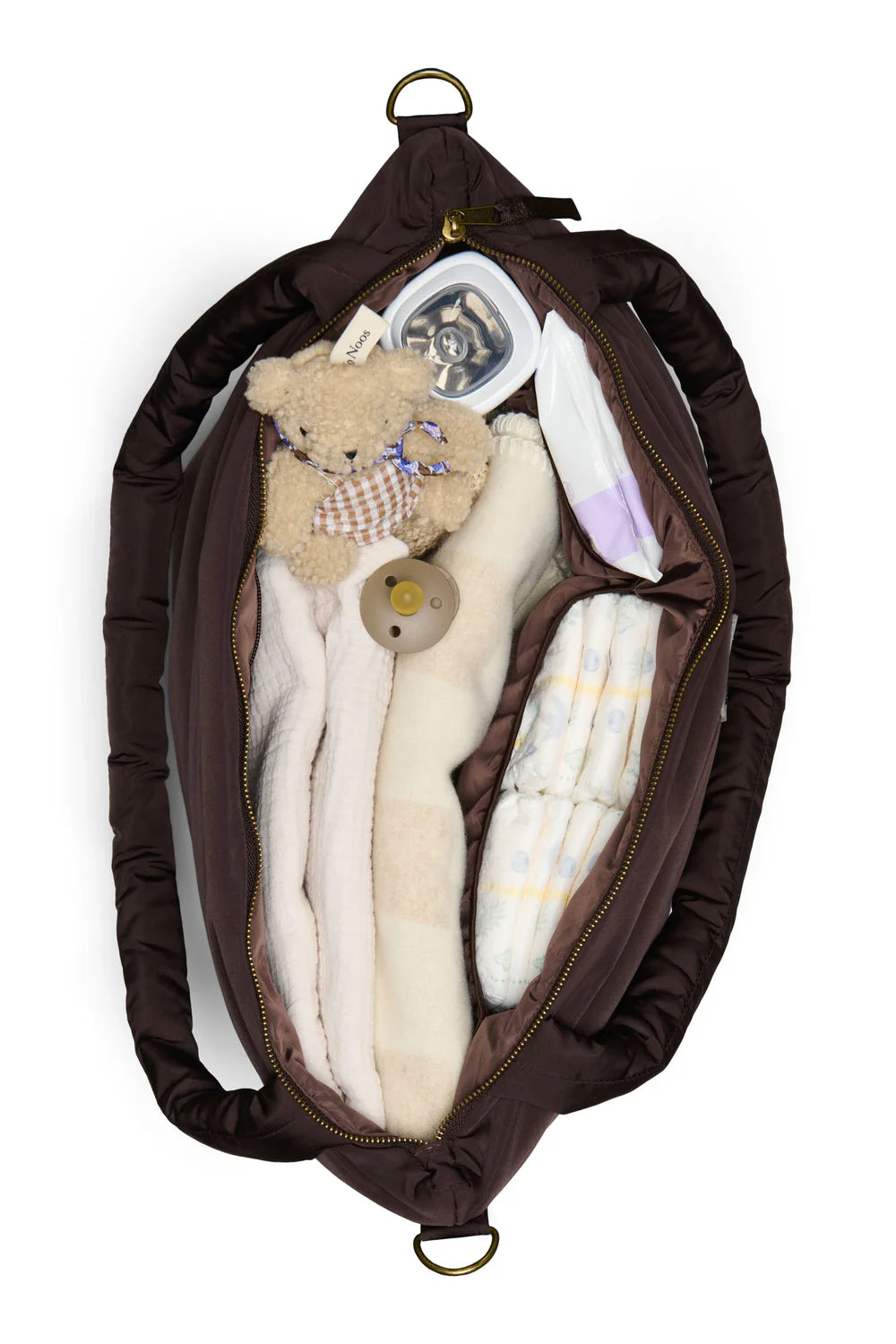 Studio Noos - Mom Bag Wickeltasche Brown Puffy