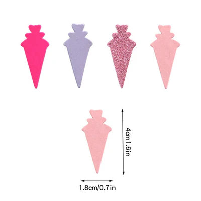 von Rike - Schulstart Konfetti in Neonpink / Lila & Rosa