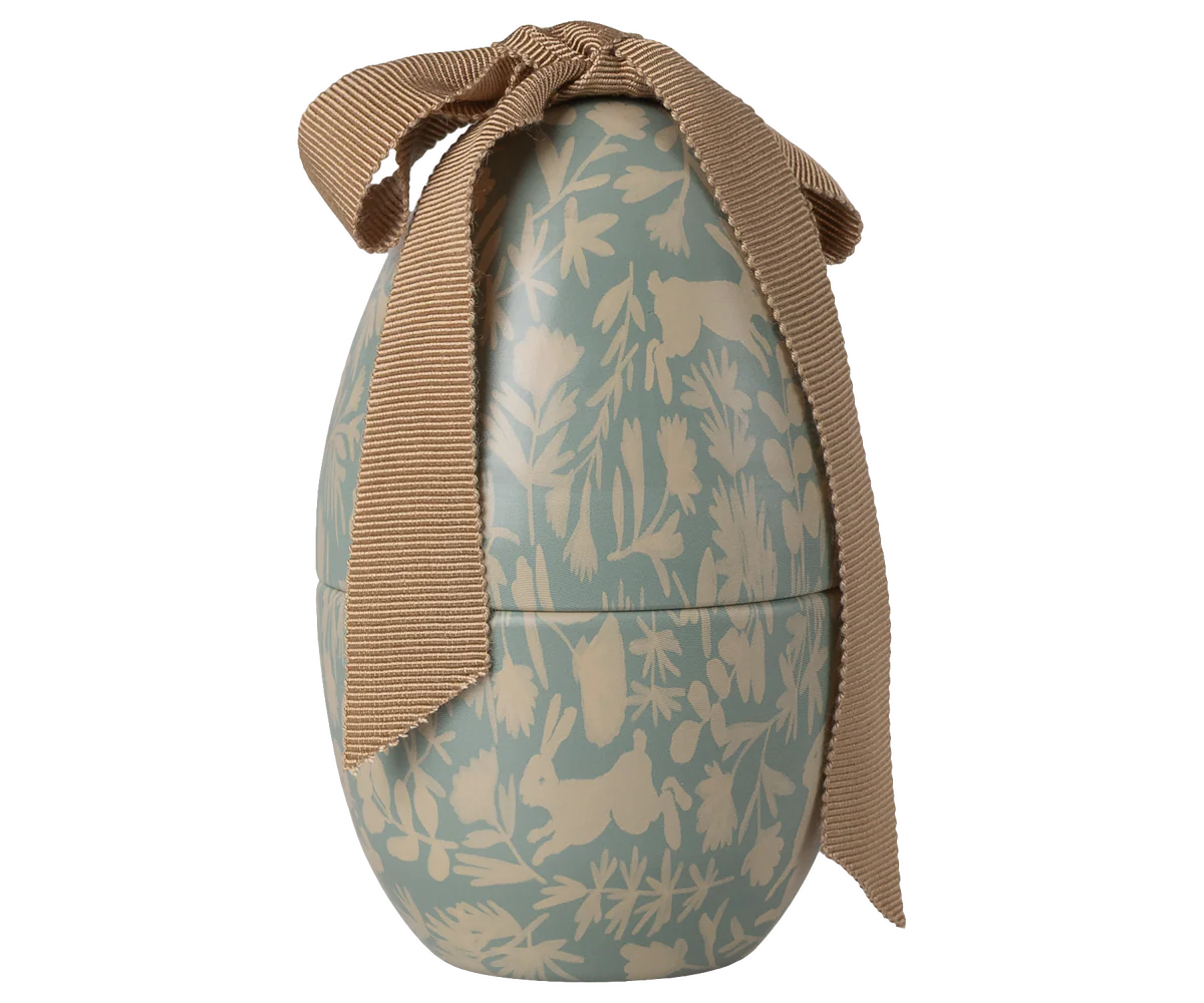 Maileg - Osterei aus Metall in Klein in Dusty BLue