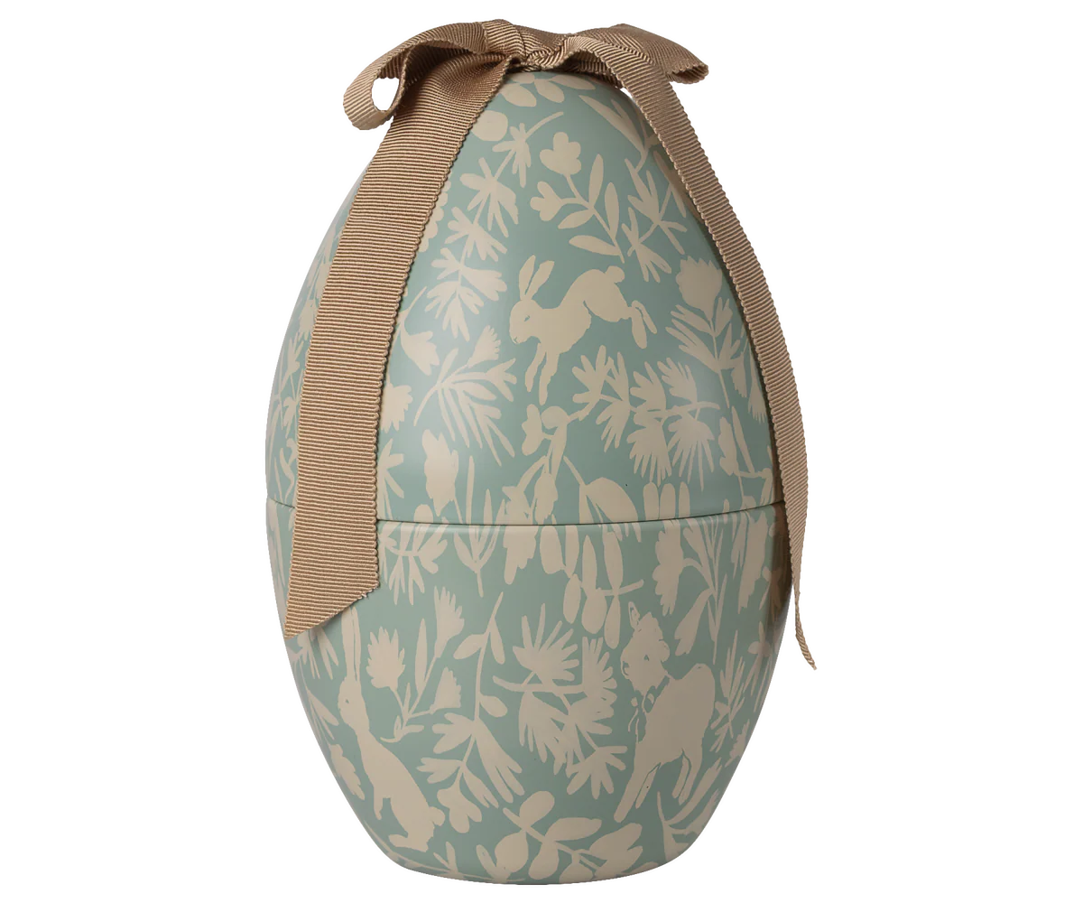 Maileg - Osterei in groß zum befüllen in Dusty Blue in 18 cm