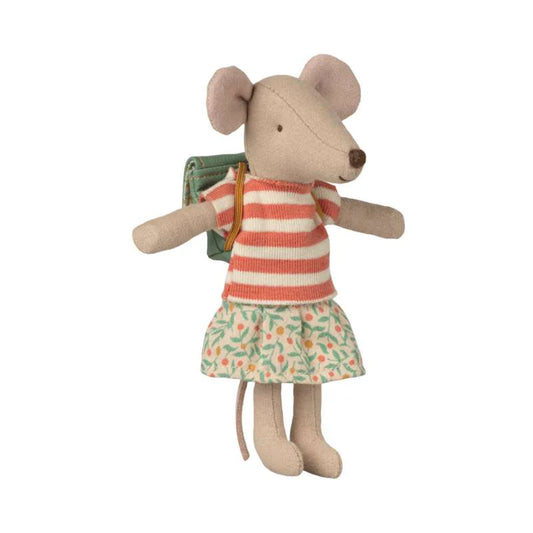Maileg - große Schwester Maus Schulkind mit Rucksack