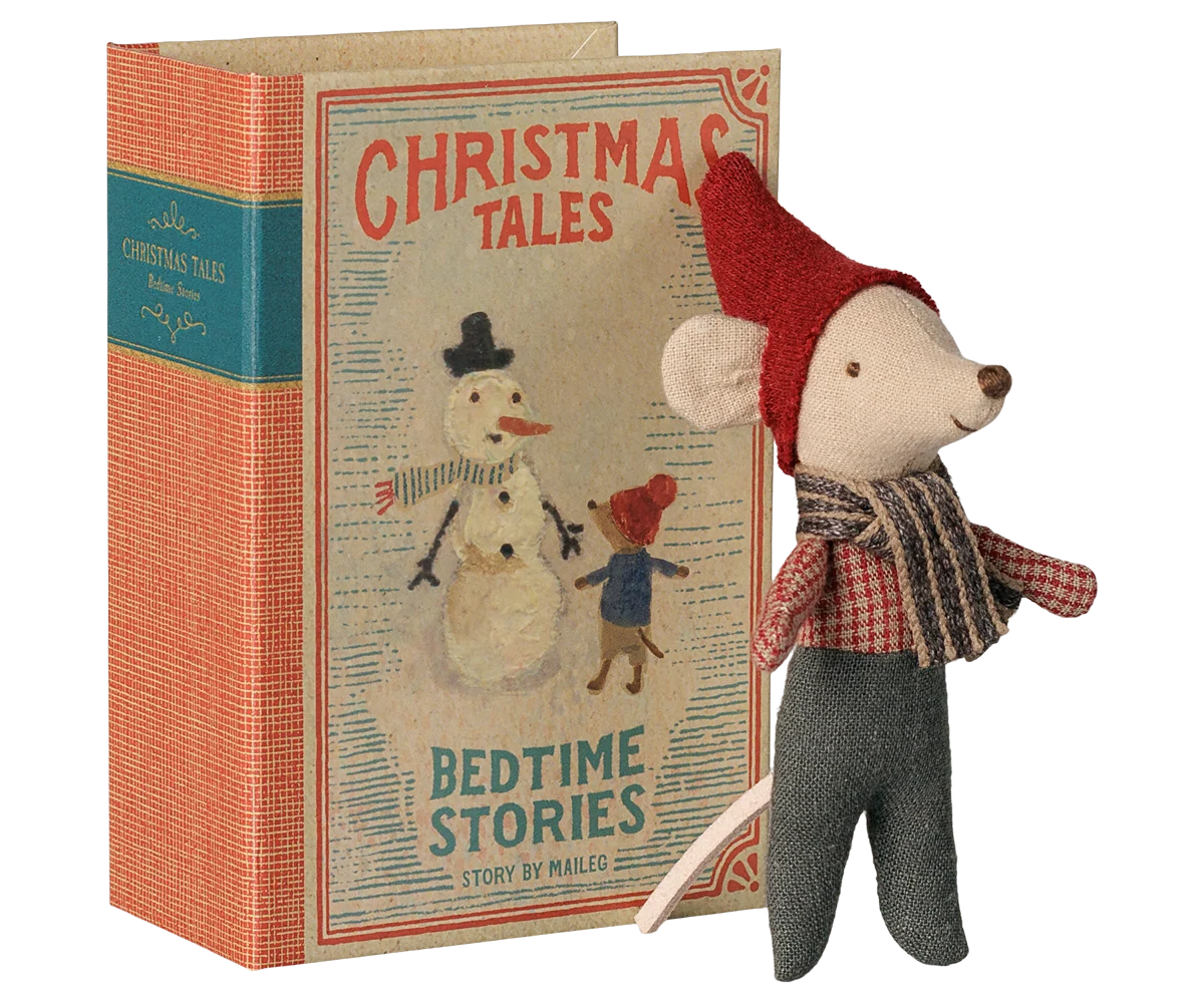 Maileg - kleine Weihnachtmaus im Buch