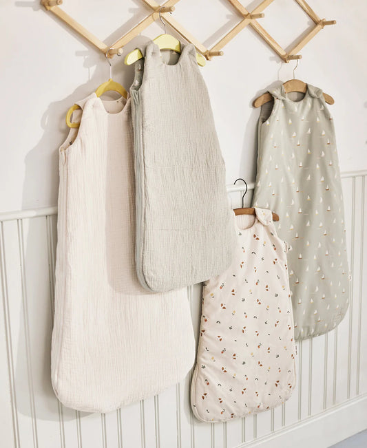 Dear April - Sylvia Sommer Schlafsack  0-6 Monate aus 100 % Biobaumwolle in Nature