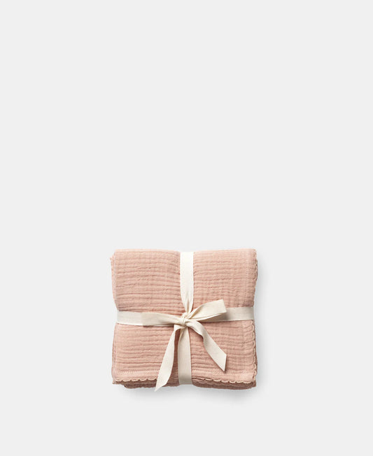 Dear April - 3er Pack Musslintücher in Apple Blossom Rosa  NEU