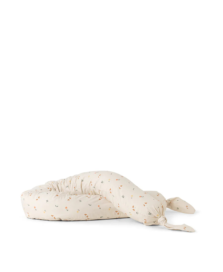 Dear April - Bettschlange in Songbirds Beige aus 100 % Biobaumwolle